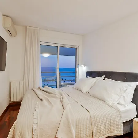 Velebos Superior - Spacious Luxury Four-room On 220 M2 - Panoramic View Of The Sea And Islands - Prestigious Location By The Sea To The New Center Of Znjan - Amenities - Free Garage Parking Space 아파트 *